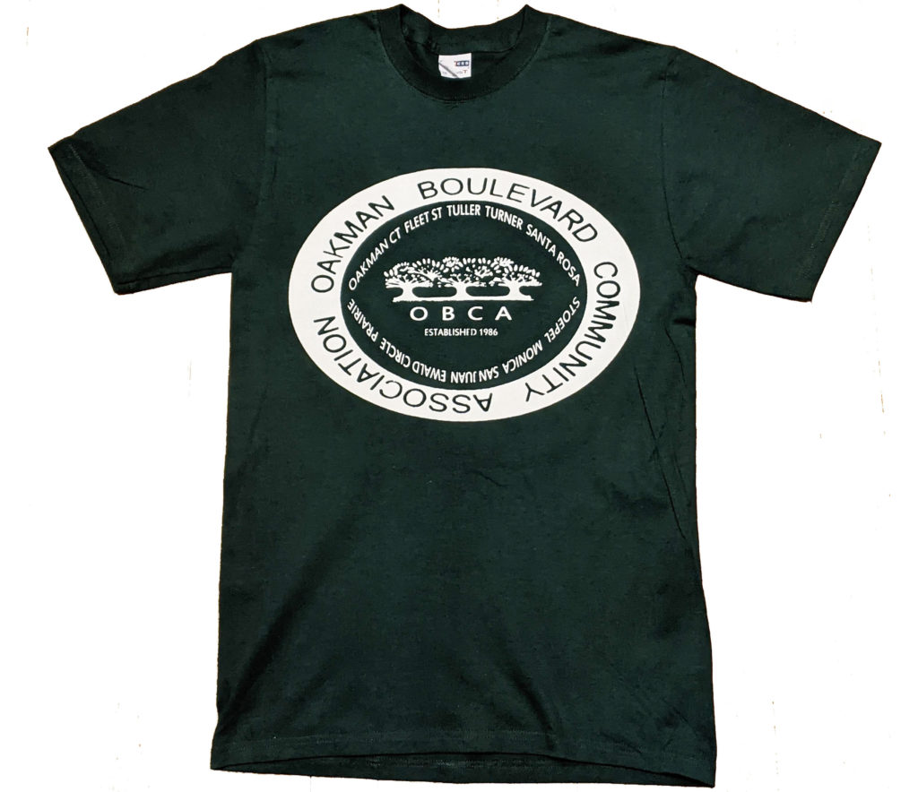 Oakman Blvd Community Association Throwback Logo Shirt - Forest Green